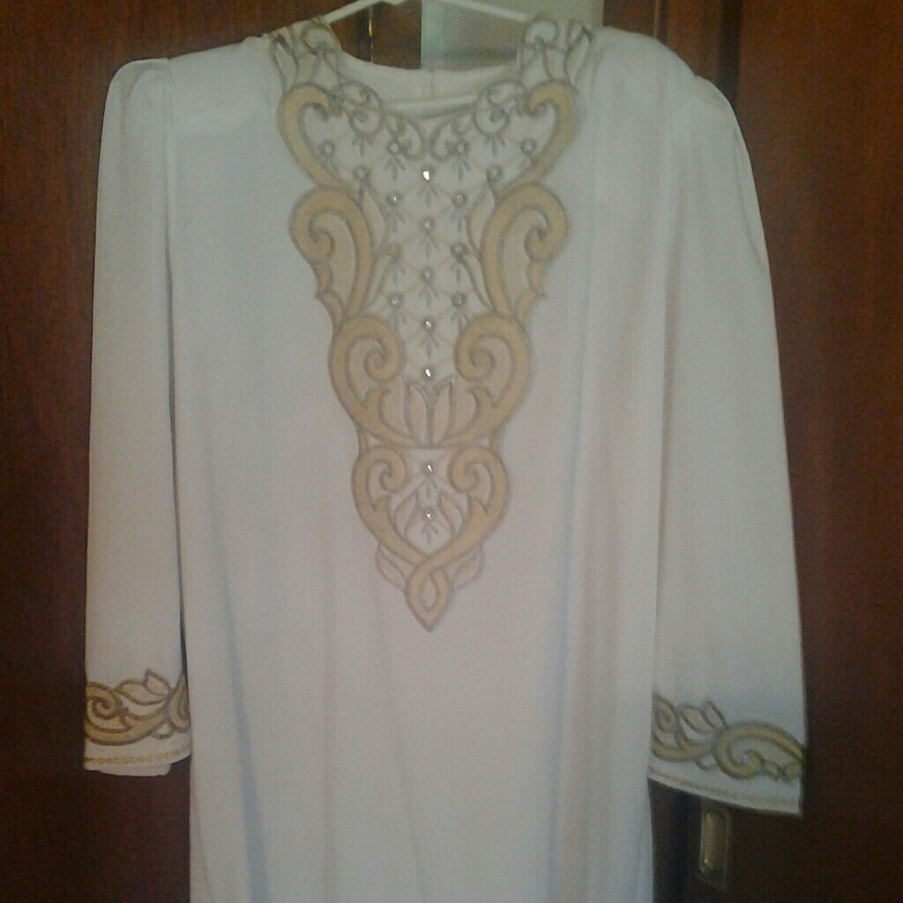 Beautiful 2pc. embellished abaya