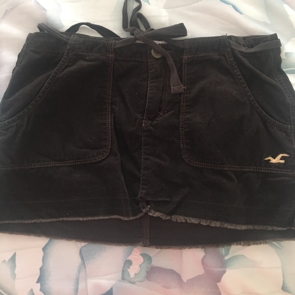 Hollister Corduroy Brown Skirt