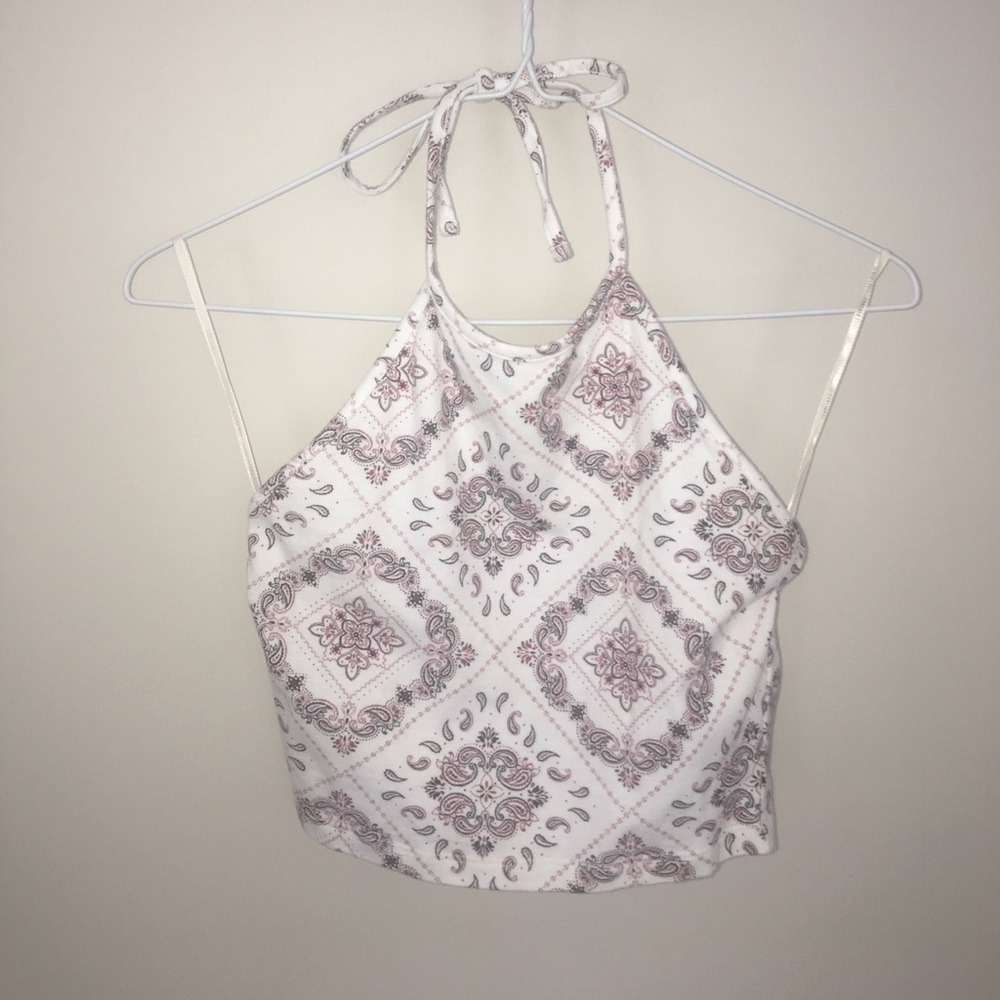 SOLD High neck crop top