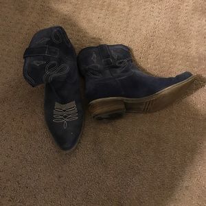 Blue boots