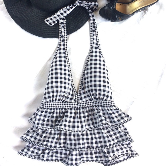 COCO RAVE BRA SIZED HALTER TANKINI - Picture 1 of 4