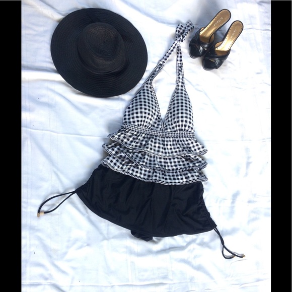 COCO RAVE BRA SIZED HALTER TANKINI - Picture 2 of 4