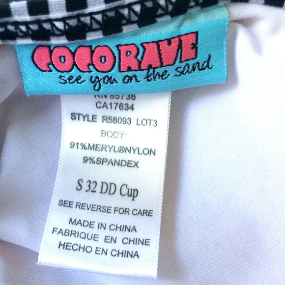 COCO RAVE BRA SIZED HALTER TANKINI - Picture 4 of 4