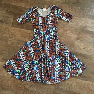 XS LuLaRoe Nicole Dress