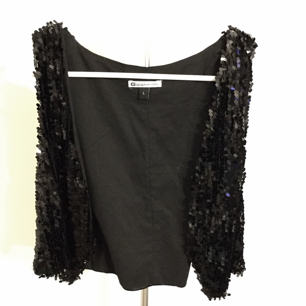 Sequin cropped dress