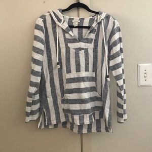 Striped hoodie