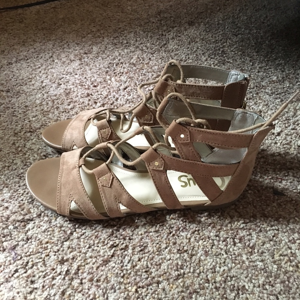 Circus Zip-Up Strappy Sandals