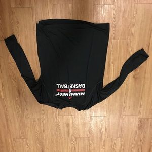 Long Sleeve Miami Heat Shirt - Men's