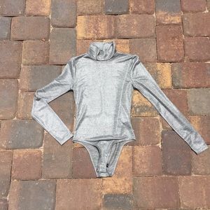 F21 Silver Bodysuit