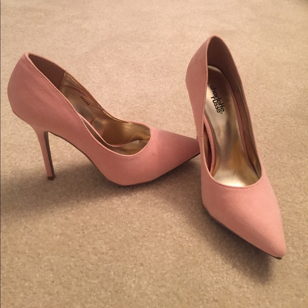 Pink heels