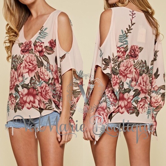 💄LAST 1- Gorgeous Rose Flowy Top - Picture 2 of 6