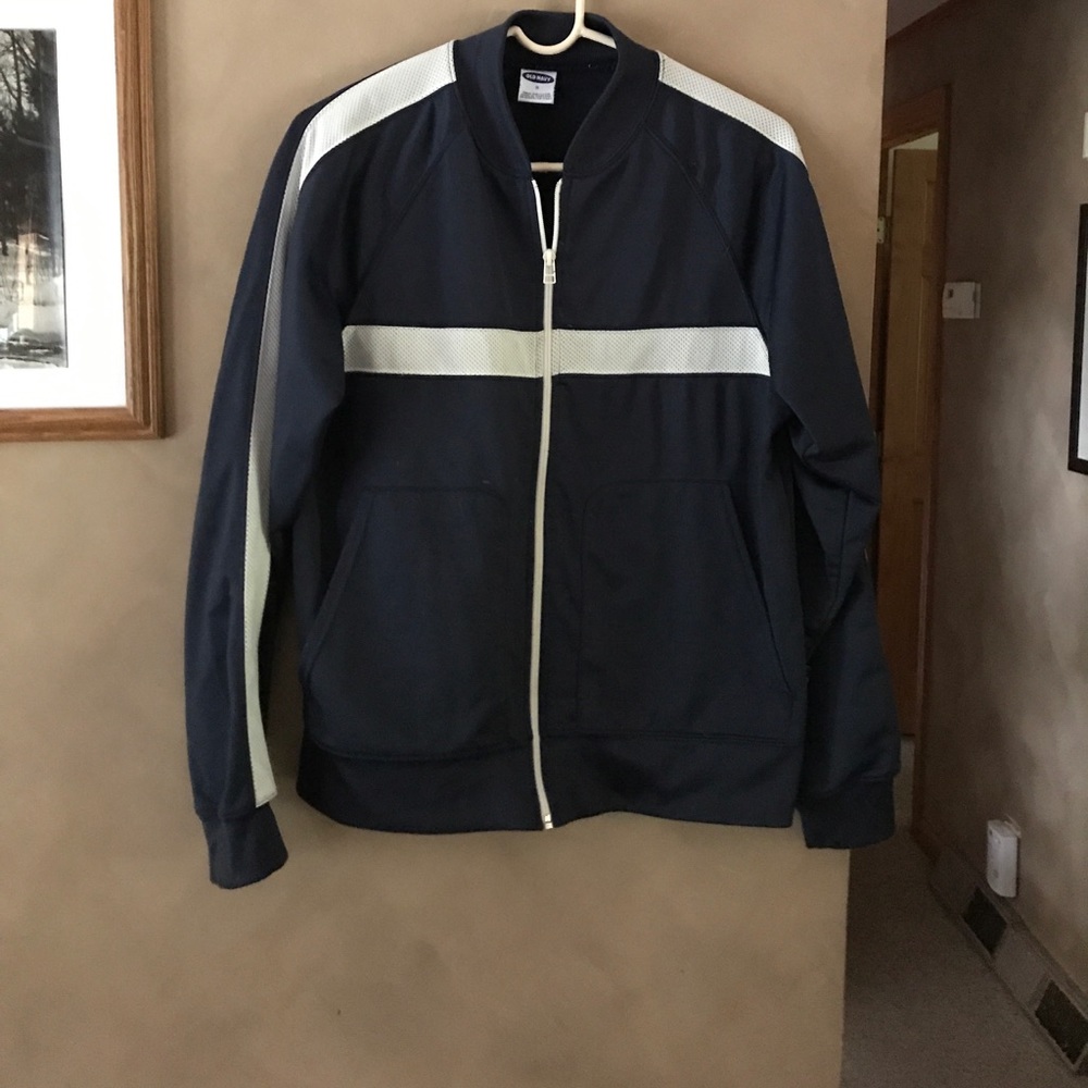 Old Navy Light weight blue/white jacket