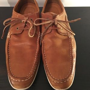 Cole Haan Saddle  Leather Boat Shoes