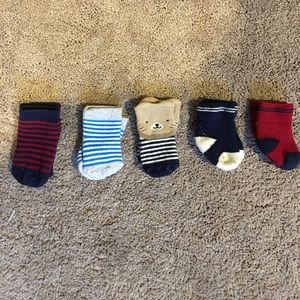 Newborn socks 5 pairs