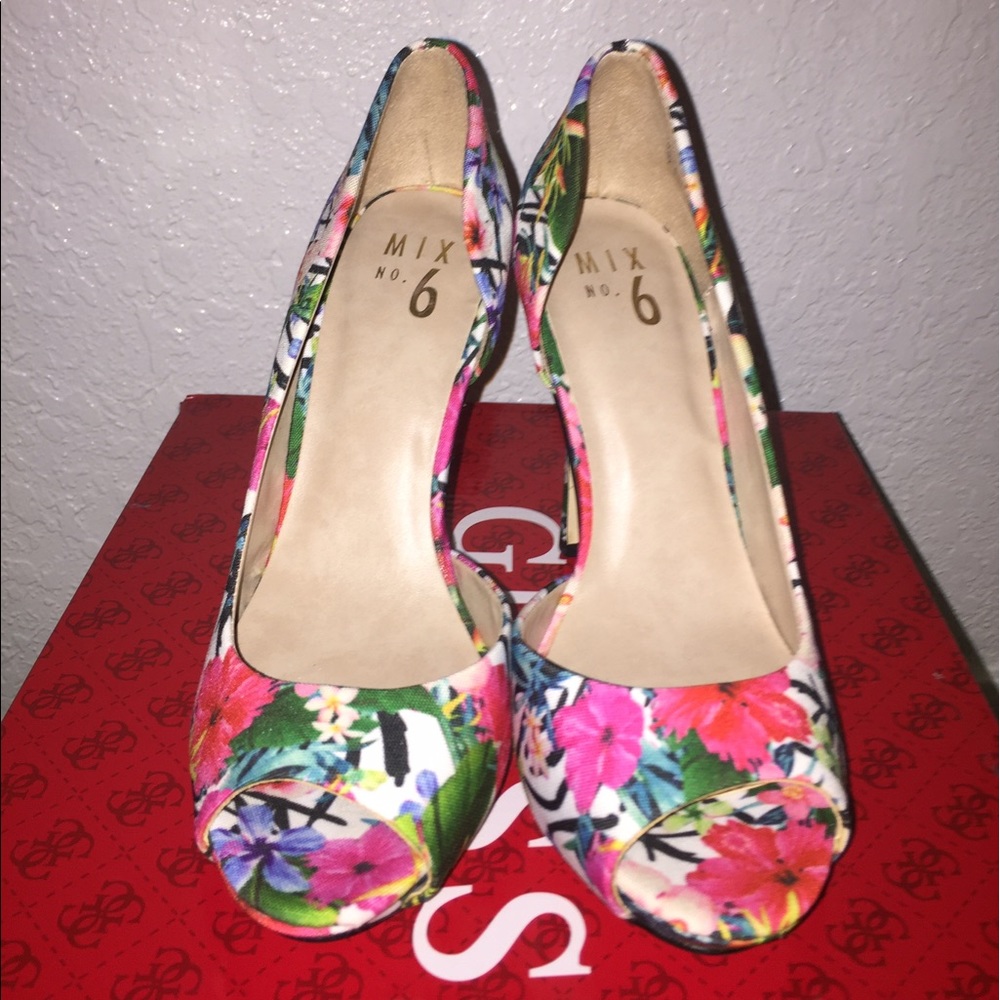 Floral heels