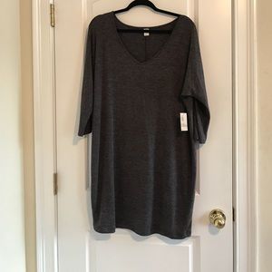 Gray NWT Old Navy Heather Gray Dress Large