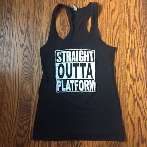 Black Barre Racerback Tank