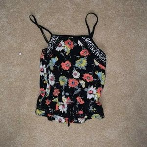 Floral tank top