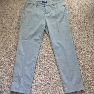 Gray Cropped Pants