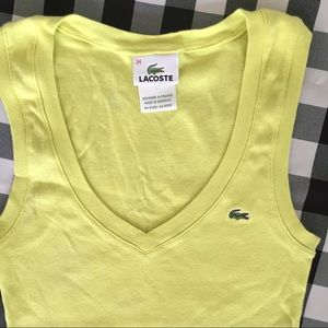 Lacoste 🐊 V-neck tank