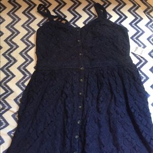 Navy lace dress