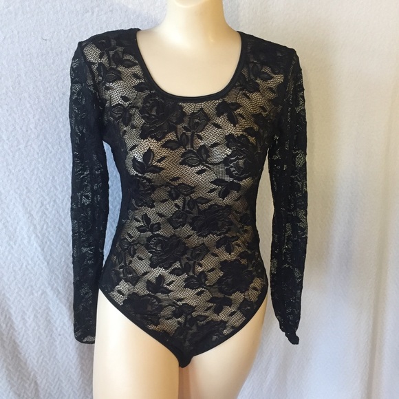 Victoria's Secret Other - Medium Victoria's Secret Sexy Black Lace Bodysuit