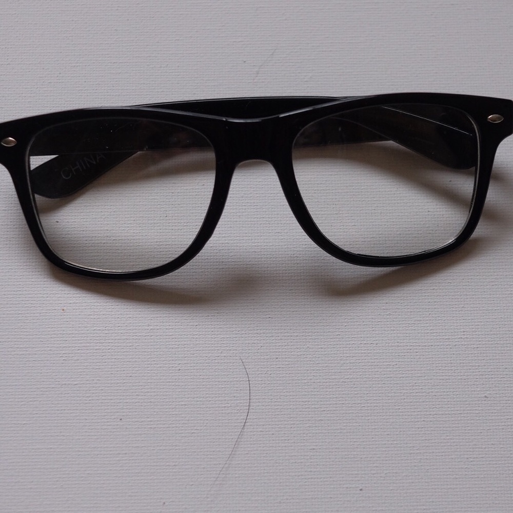 Clear rayban style hipster glasses no prescription