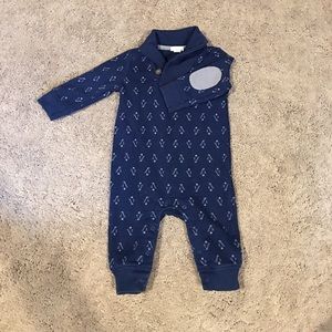 3-6m Penguin full body onsie