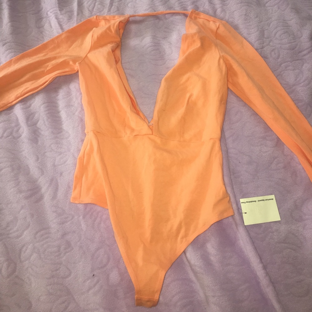 American Appeal Peach Body Suit