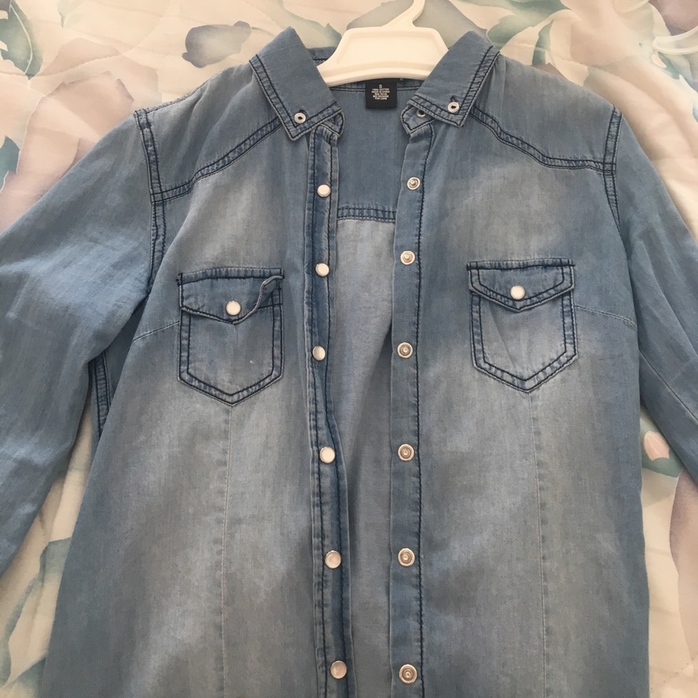 Wet Seal Jean Shirt