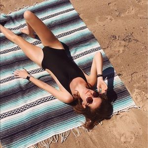 Black SunnyCo Pamela swimsuit