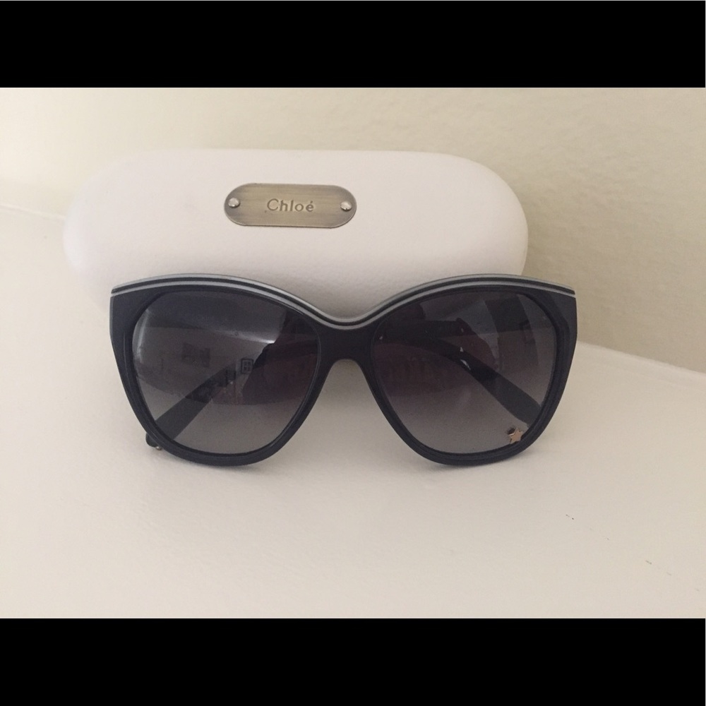 Chloe Large Cat Eye Sunglasses