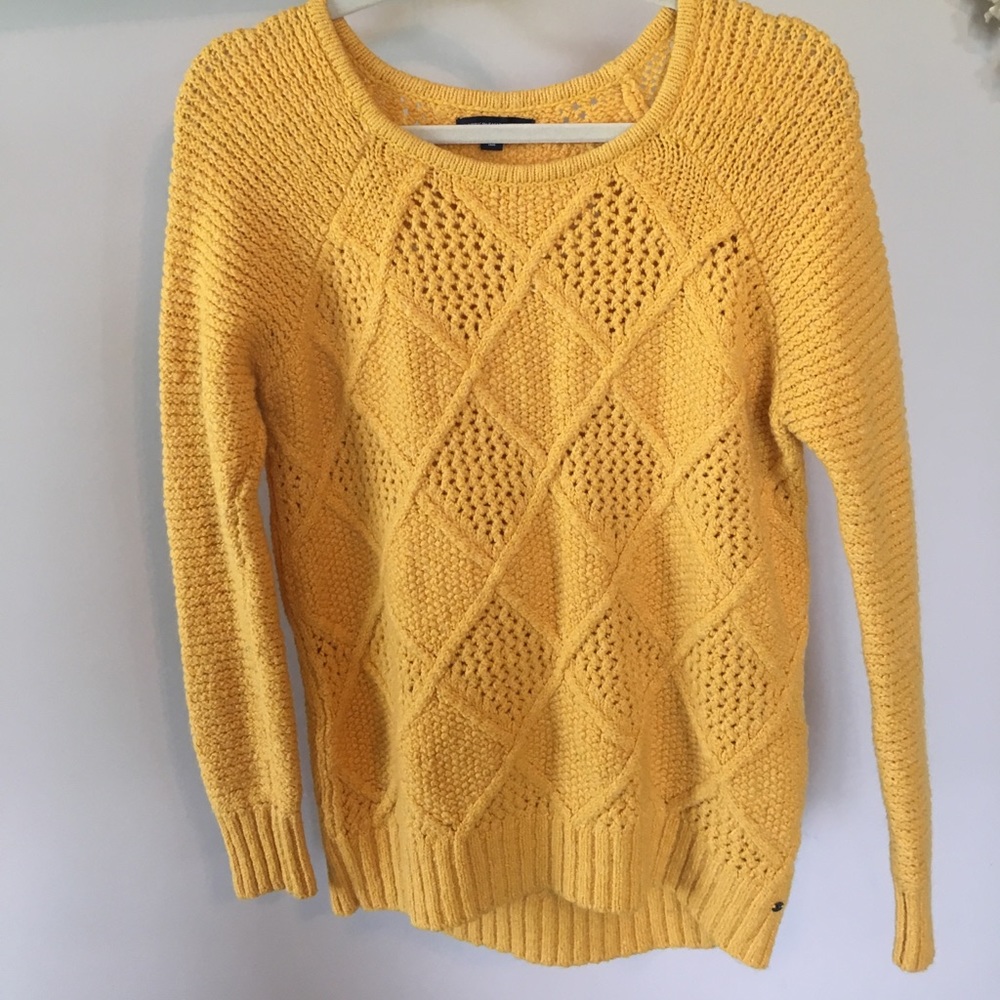 American Eagle Mustard yellow sweater