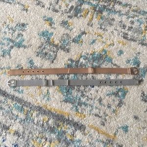 Keep Collective mesh metal bracelets