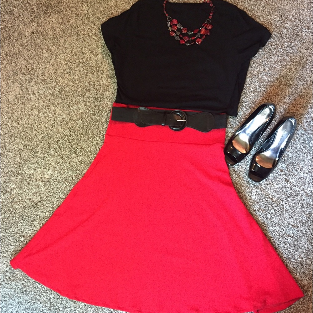 Lularoe XL azure red