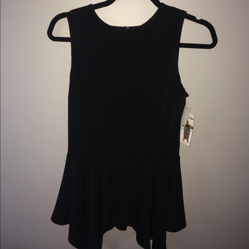 Karen Kane black shirt