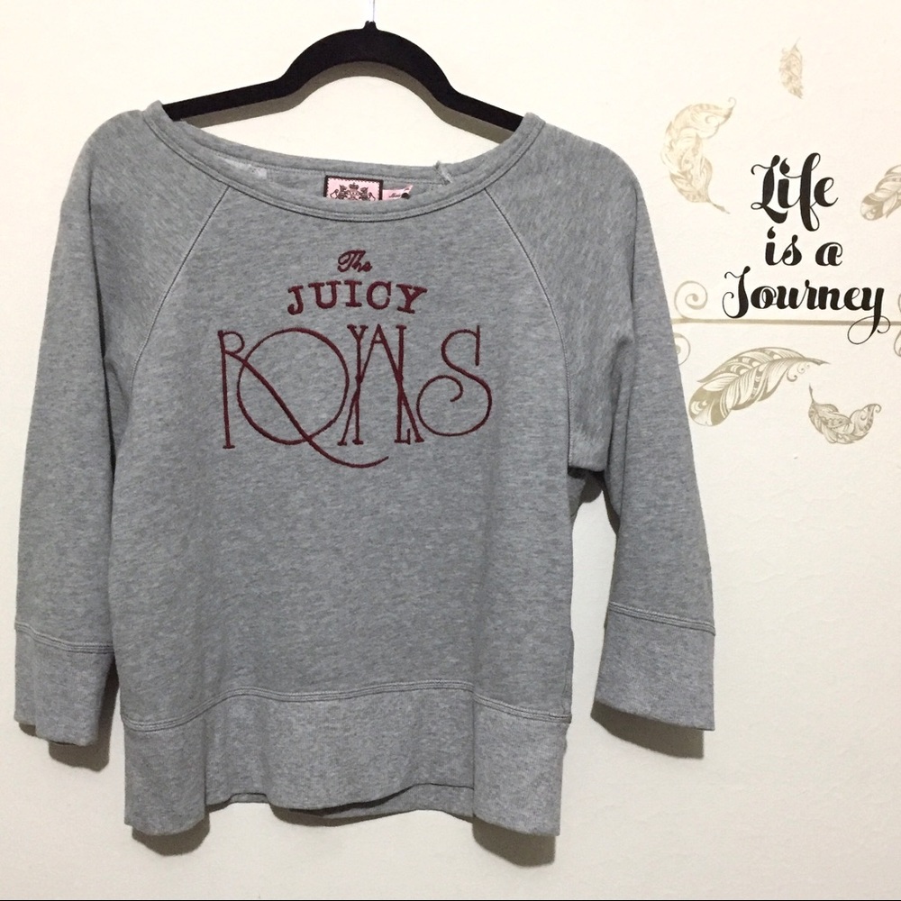 Juicy Couture Juicy Royals Embroidered Sweatshirt