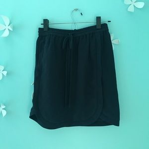 J crew navy tie skirt