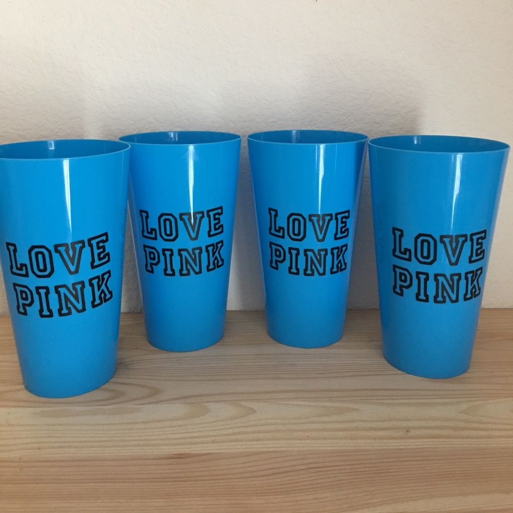 Victoria's Secret Love Pink cups