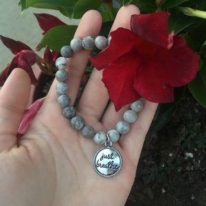 Handmade JasperJust Breathe Bracelet