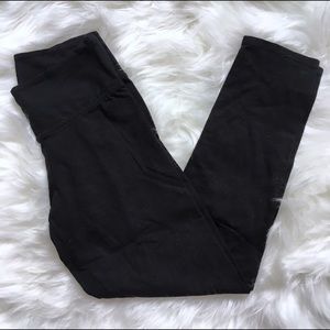 High Waisted Cotton Legging Crop