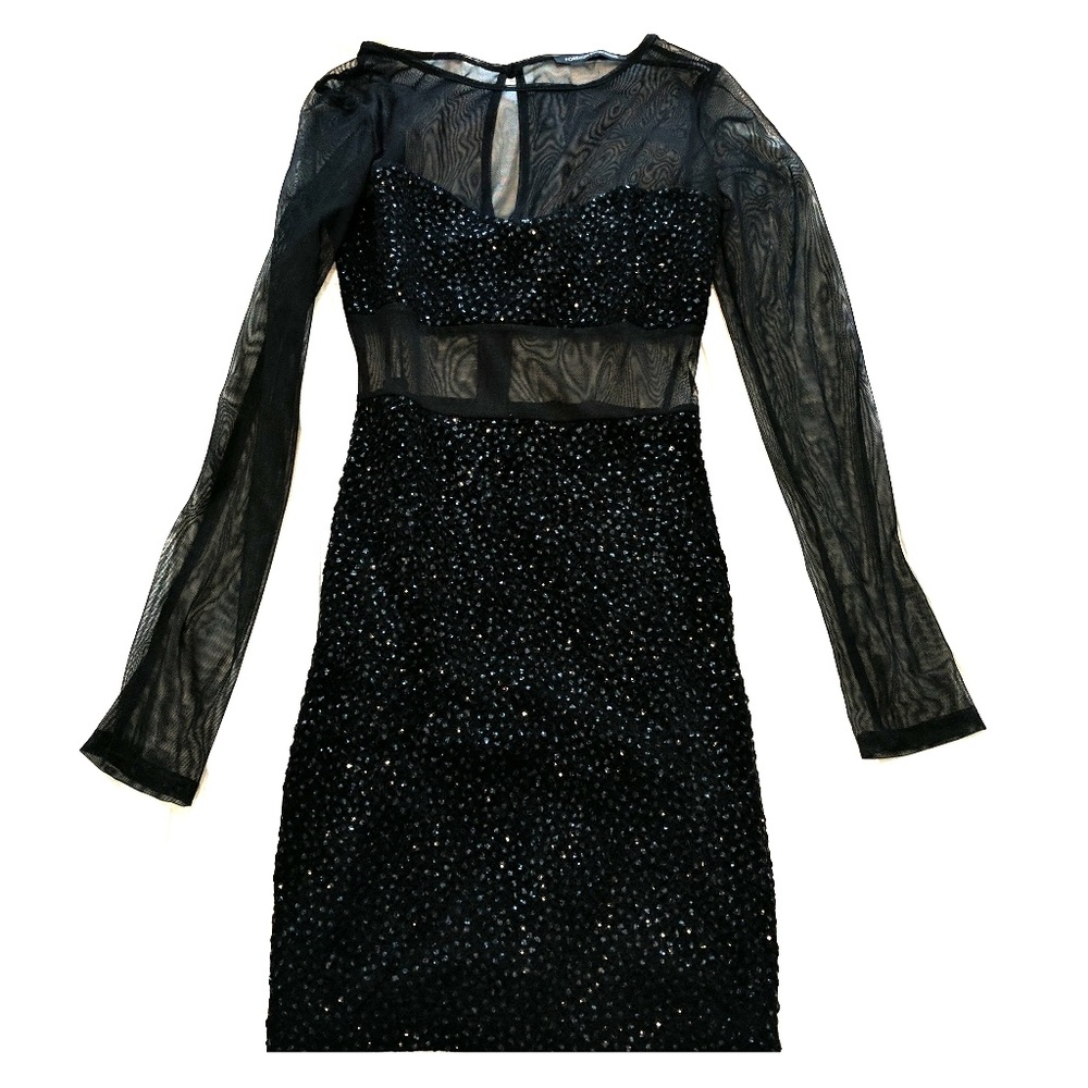 Sexy Black Sparkle Dress