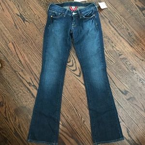 Lucky brand short bootleg jeans
