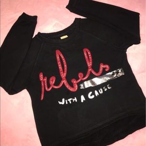 ZARA rebells with a cause sweatshirt