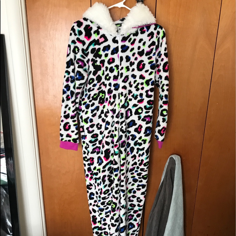 Adult onesie  Leopard print