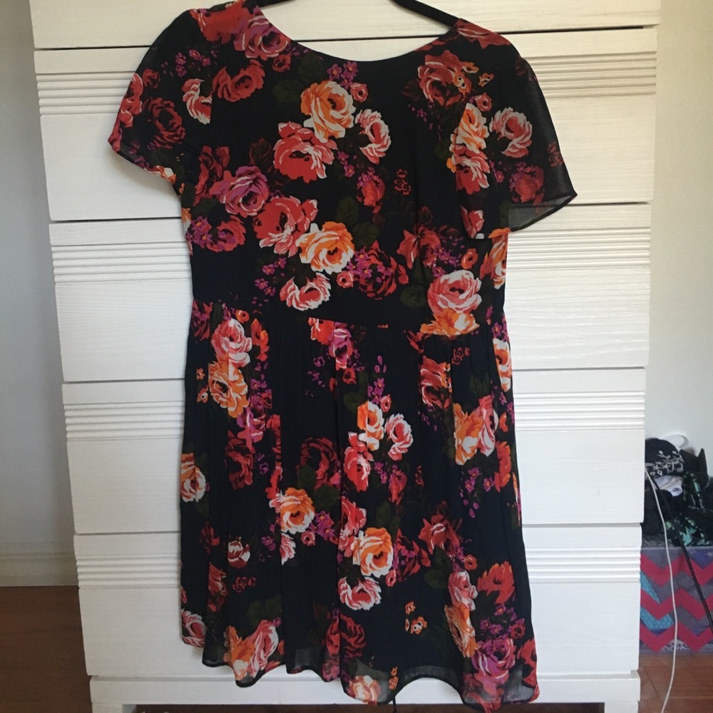 ASOS back lace up dress