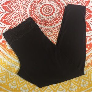 Victoria's Secret Pink Lace Leggings