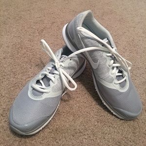 Grey Nike shoes
