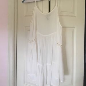 Off White cold shoulder dress