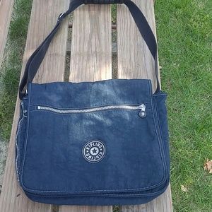 Kipling Messenger/Crossbody Bag Expandable Blue
